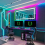Зеркало с RGB подсветкой Декор 06 в интернет-магазине «Зеркала с подсветкой в Санкт-Петербурге» фото