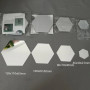 Зеркальное панно из шестиугольных элементов Дарио в интернет-магазине «Зеркала с подсветкой в Санкт-Петербурге» фото