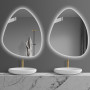 Зеркало-капля со светодиодной LED-подсветкой Верано-3 в интернет-магазине «Зеркала с подсветкой в Санкт-Петербурге» фото