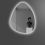 Зеркало-капля со светодиодной LED-подсветкой Верано-3 в интернет-магазине «Зеркала с подсветкой в Санкт-Петербурге» фото