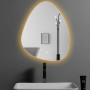 Зеркало-капля со светодиодной LED-подсветкой Верано-3 в интернет-магазине «Зеркала с подсветкой в Санкт-Петербурге» фото