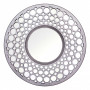 Круглое зеркало в серебряной декоративной раме Round Silver в интернет-магазине «Зеркала с подсветкой в Санкт-Петербурге» фото