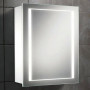 Зеркальный шкаф в ванную навесной с LED-подсветкой «Оттава» 50 в интернет-магазине «Зеркала с подсветкой в Санкт-Петербурге» фото