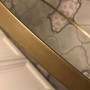 Круглое зеркало в латунной раме Кингхэм в интернет-магазине «Зеркала с подсветкой в Санкт-Петербурге» фото