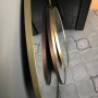 Круглое зеркало в латунной раме Кингхэм в интернет-магазине «Зеркала с подсветкой в Санкт-Петербурге» фото