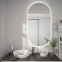 Овальное зеркало-капсула с подсветкой Селла в интернет-магазине «Зеркала с подсветкой в Санкт-Петербурге» фото